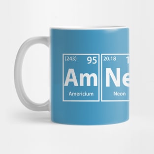 Amnesiac (Am-Ne-Si-Ac) Periodic Elements Spelling Mug